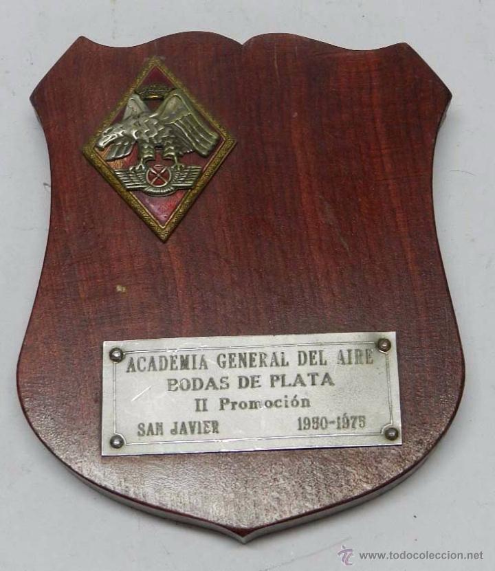 Military Antiques: METOPA DE LA ACADEMIA GENERAL DEL AIRE DE SAN JAVIER CON MOTIVO DE LAS BODAS DE PLATA - II PROMOCION