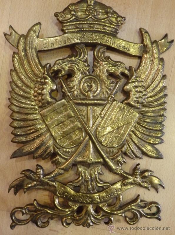 Military Antiques: ESPECTACULAR CHAPA TERCIO DE LA ARMADA, INFANTERIA DE MARINA,180X270MM