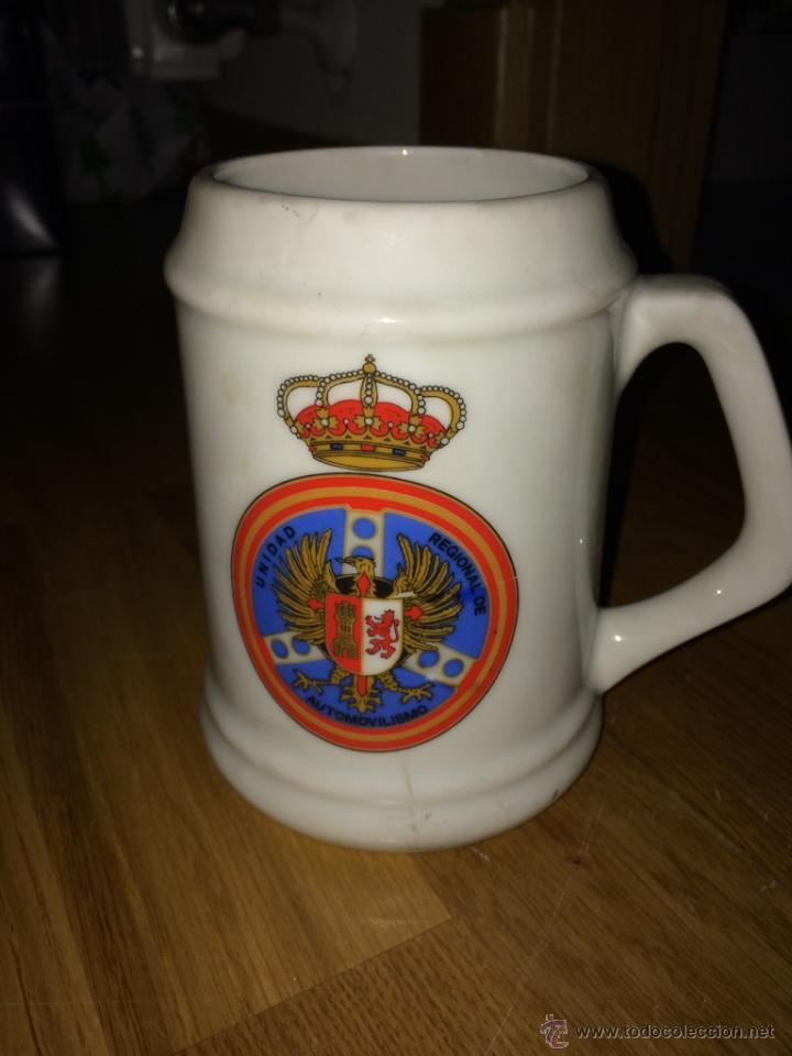 Military Antiques: Jarra ceramica Militar unidad Regional de Automovilismo