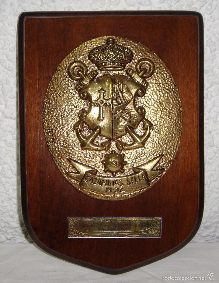 Military Antiques: Antigua Metopa de Bronce. Cazaminas Sella M-32