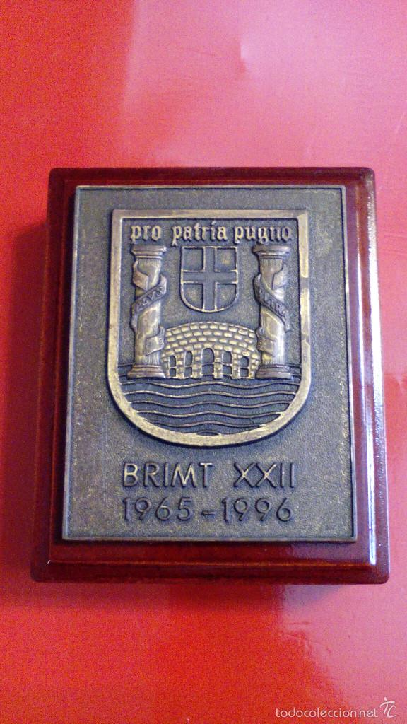 Military Antiques: PISAPAPELES BRIGADA INFANTERIA MOTORIZADA