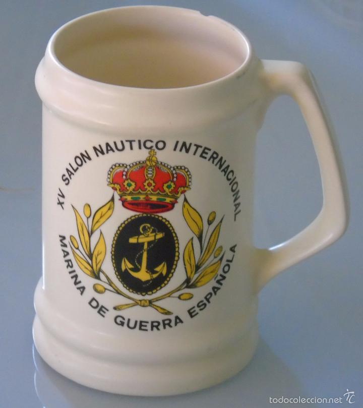 Militaria: JARRA MILITAR. XV SAL&Oacute;N NA&Uacute;TICO INTERNACIONAL. MARINA DE GUERRA ESPA&Ntilde;OLA. 13 CM. 420 GR