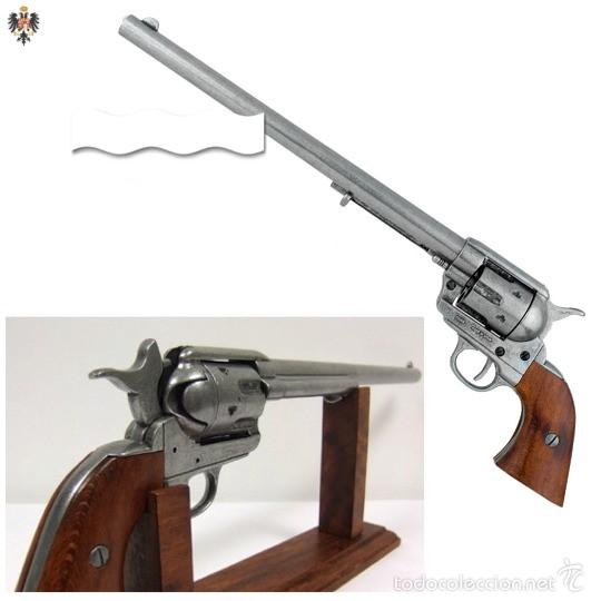 Military Antiques: REVOLVER COLT 45 PEACEMAKER EE.UU A&Ntilde;O 1873 CA&Ntilde;&Oacute;N EXTRA. 46 CMS