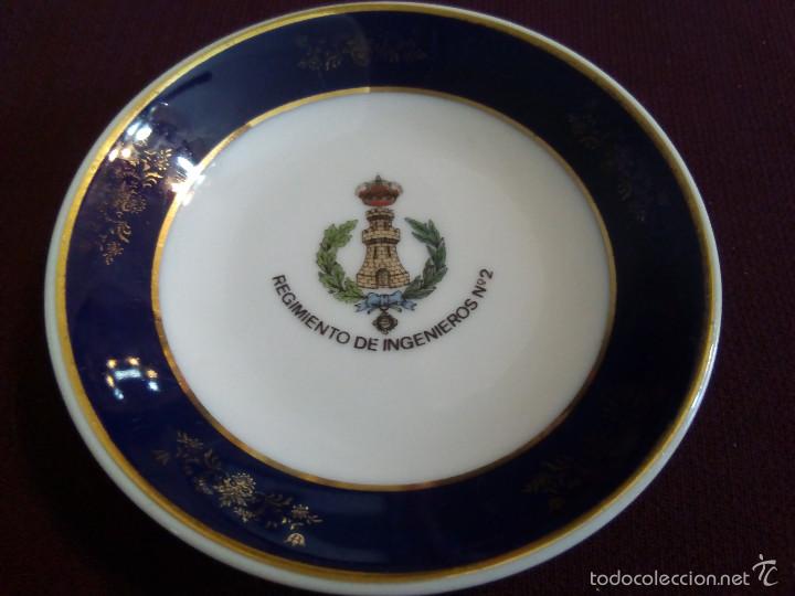 Military Antiques: PLATITO REGIMIENTO DE INGENIEROS N&ordm; 2