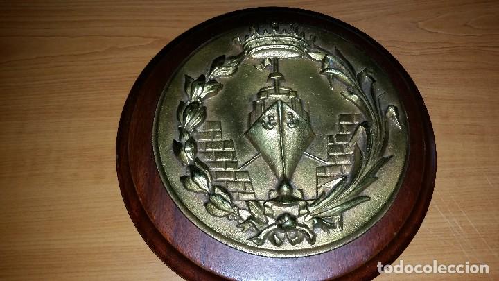 Military Antiques: METOPA NAUTICA REDONDA EN BRONCE