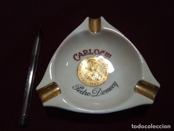 Military Antiques: ANTIGUO CENICERO CARLOS III, PEDRO DOMECQ, JEREZ