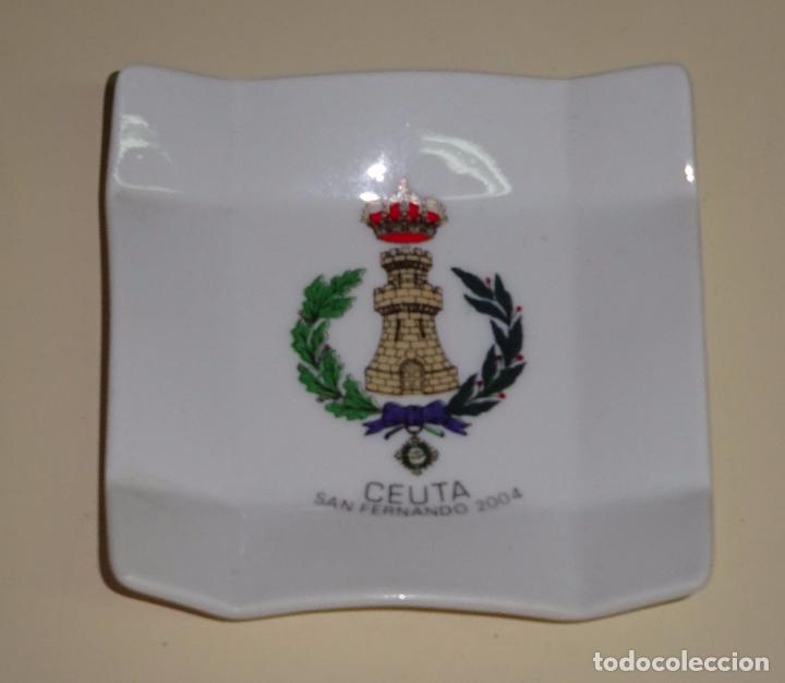Militaria: PLATO MILITAR INGENIEROS. SAN FERNANDO 2004. CEUTA. 8 CM. 60 GR