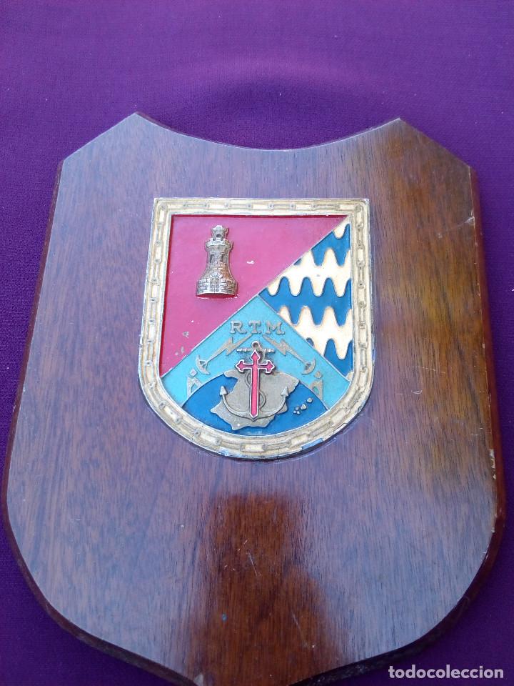 Militaria: ANTIGUA METOPA R.T.M. REGIMIENTO DE TRANSMISIONES