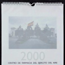 Militaria: CALENDARIO DE PARED. AÑO: 2000. COMPLETO. CENTRO DE FARMACIA DEL EJERCITO DEL AIRE. BURGOS.. Lote 79980765