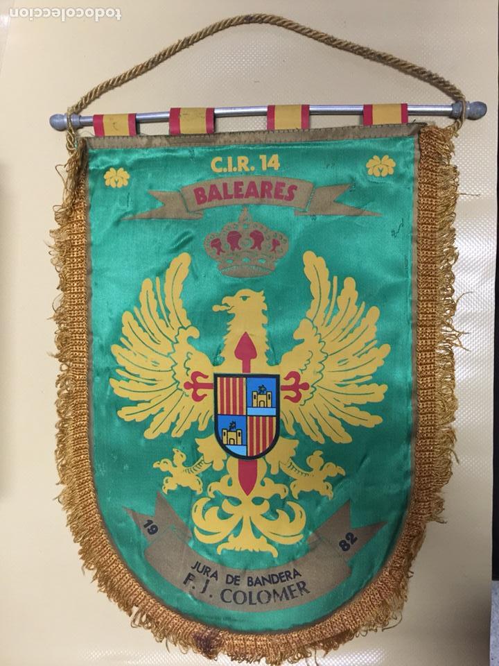 Military Antiques: MILITARIA. BALEARES - C. I. R. 14. A&Ntilde;O 1982. BANDER&Iacute;N JURA DE BANDERA.