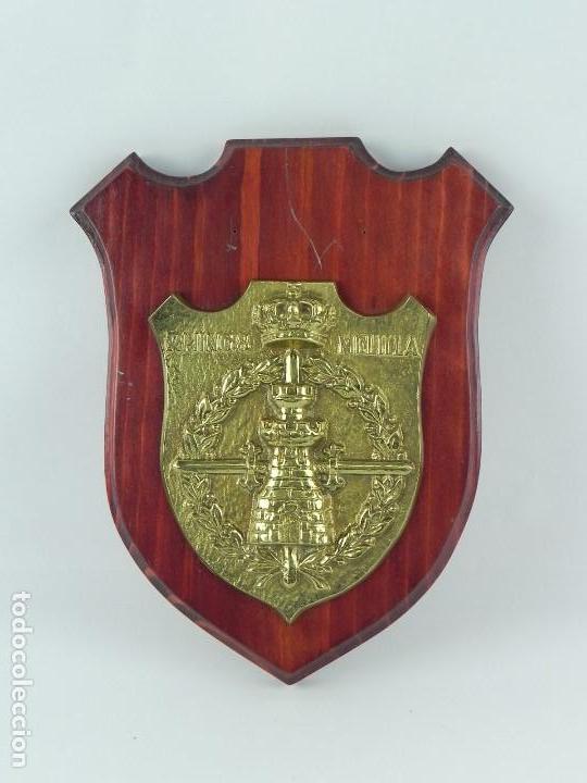 Military Antiques: METOPA DEL REGIMIENTO INGENIEROS N. 8, MELILLA, MIDE 24 X 19,5 CMS.