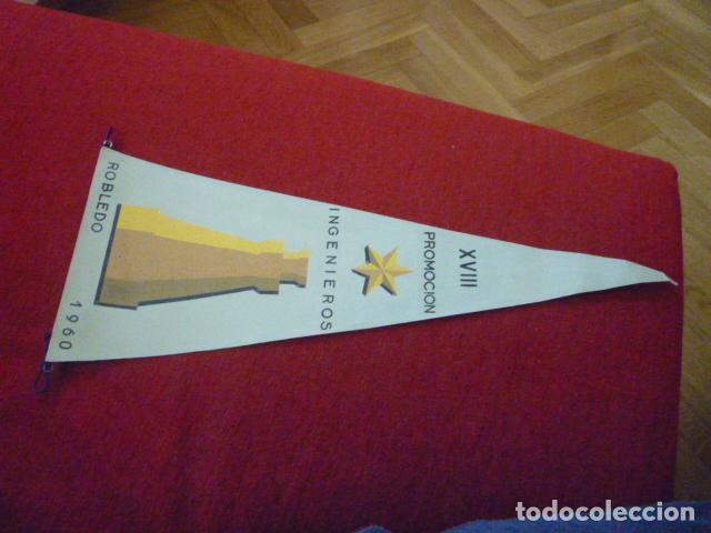 Military Antiques: BANDER&Iacute;N XVIII PROMOCION INGENIEROS EL ROBLEDO 1960. EN CARTON.