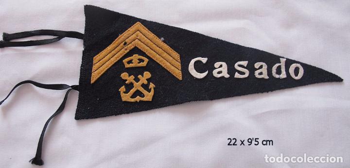 Military Antiques: BANDERIN ANTIGUO ARMADA MARINA ESPA&Ntilde;OLA CONTRAMAESTRE CASADO