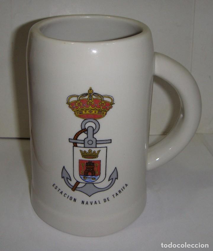 Military Antiques: Jarra de Colecci&oacute;n. Cer&aacute;mica. Estaci&oacute;n Naval de Tarifa.