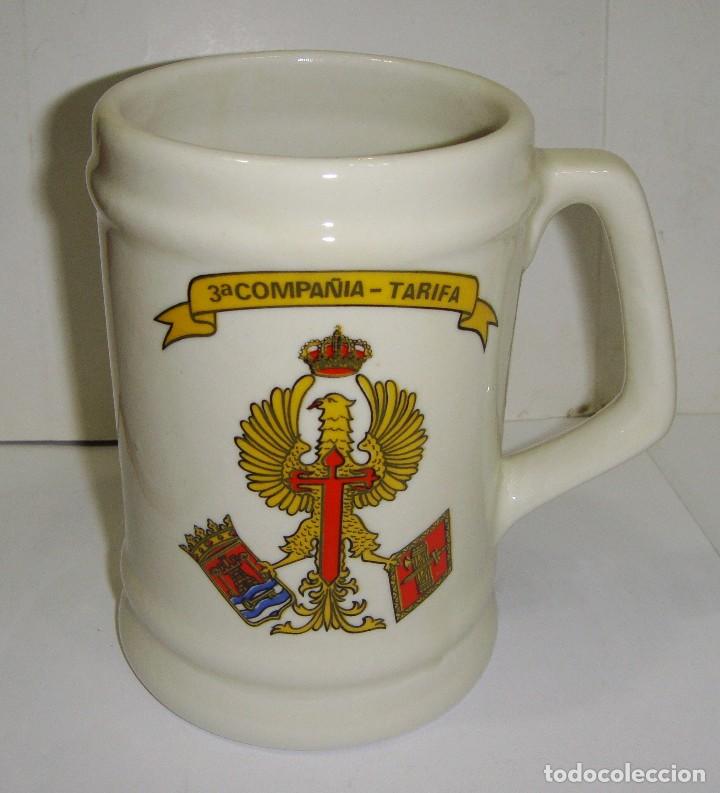 Military Antiques: Jarra de Colecci&oacute;n. Cer&aacute;mica. 3&ordf; Compa&ntilde;&iacute;a - Tarifa.