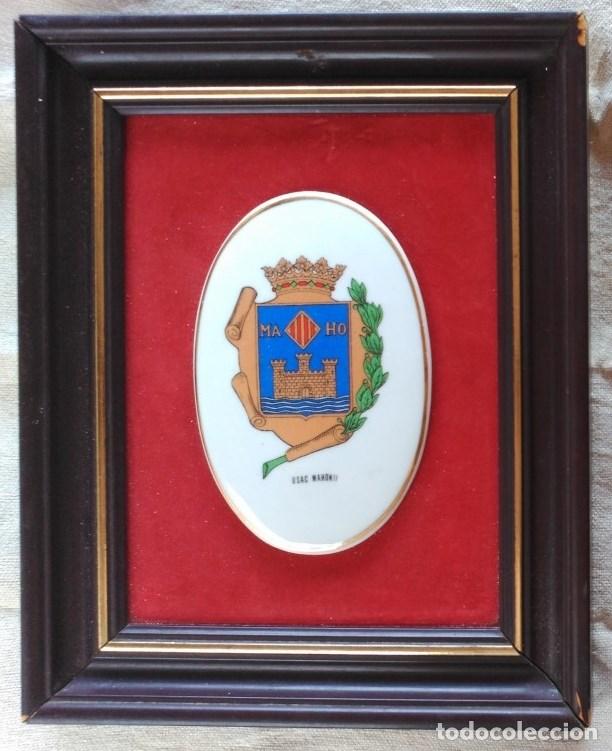 Militaria: METOPA EN CER&Aacute;MICA. MAH&oacute;n.