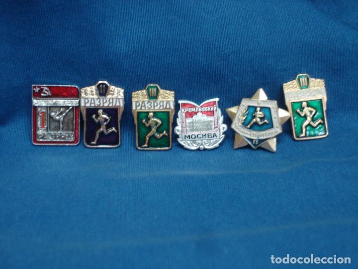 Military Antiques: - PIN&acute;s DE DEPORTES MILITARES UNI&Oacute;N SOVI&Eacute;TICA - 6 UNIDADES