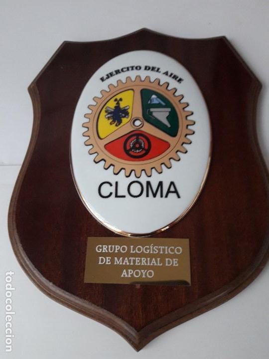 Militaria: Metopa Ejercito del Aire.  CLOMA - Grupo Log&iacute;stico de Material de Apoyo.