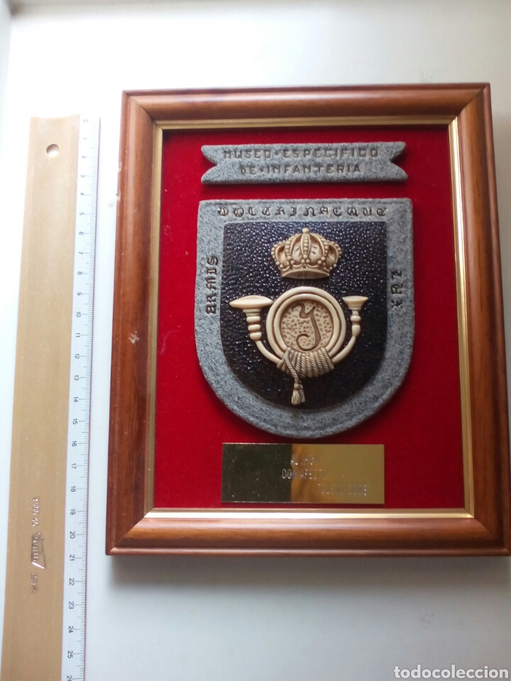 Military Antiques: CUADRO METOPA MUSEO ESPEC&Iacute;FICO DE INFANTER&Iacute;A