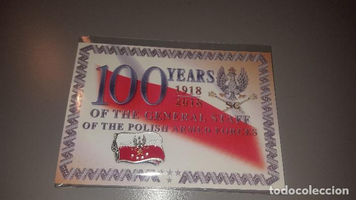 Militaria: Pin conmemorativo del centenario del Estado Mayor Genersl de las FAS de Polonia