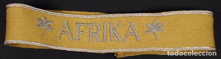 Military Antiques: Cinta de Brazo Afrika del Afrikakorps de la Wehrmacht