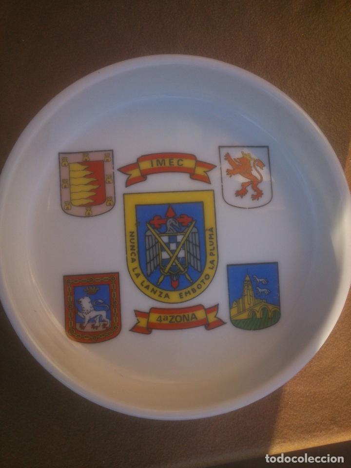 Military Antiques: CENICERO PORCELANA IMEC 4&ordf; ZONA