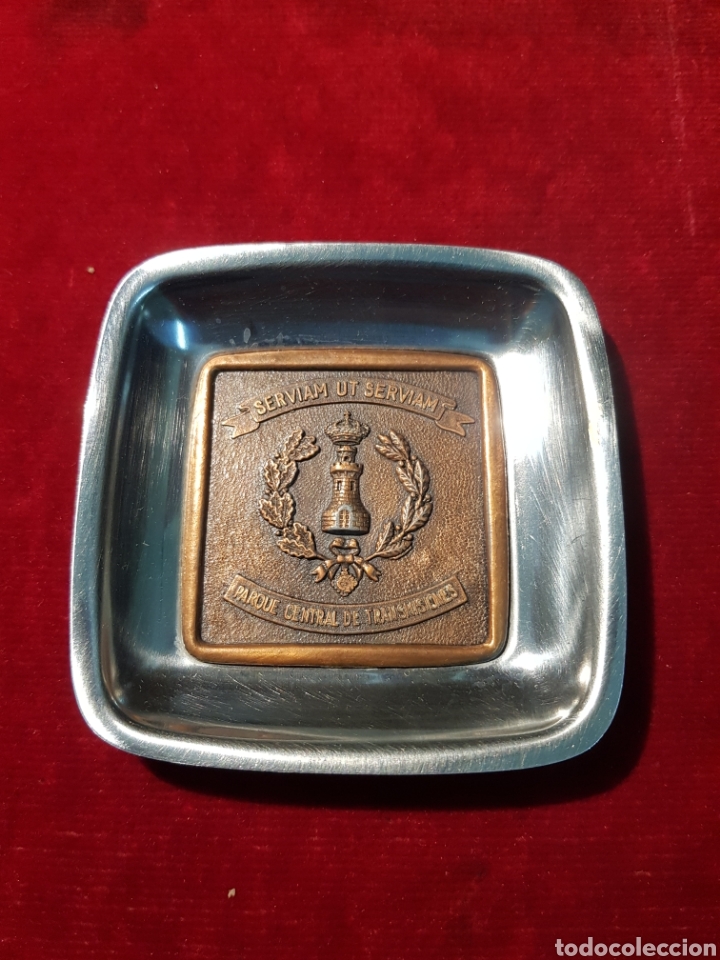 Military Antiques: Cenicero bandejita parque central de transmisiones militar
