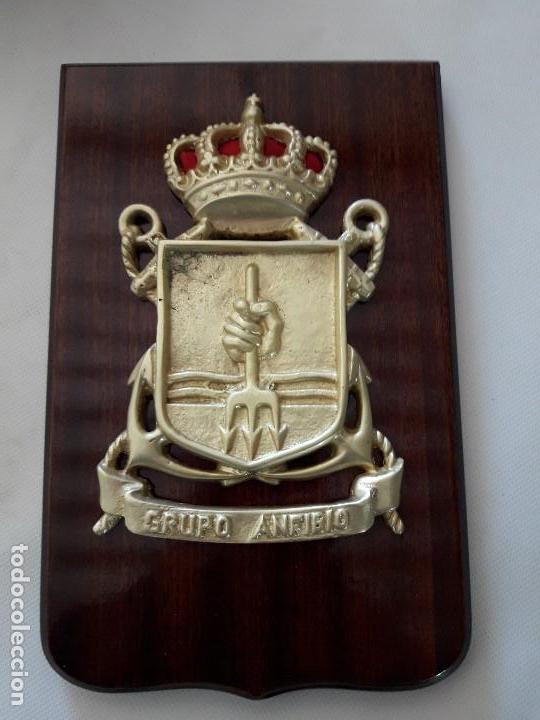 Military Antiques: Antigua metopa naval. GRUPO ANFIBIO.