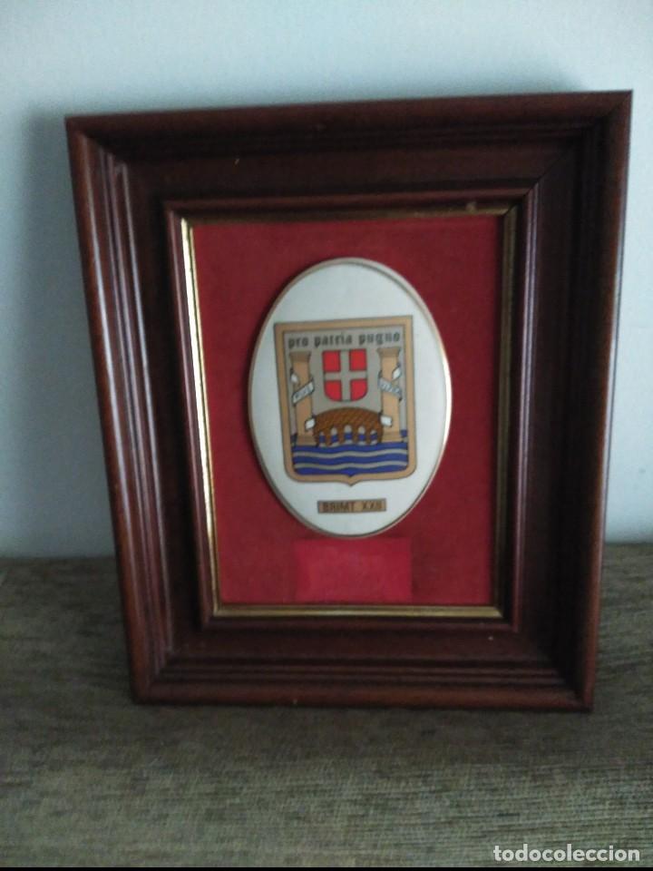 Military Antiques: metopa ceramica brimt XXII enmarcada