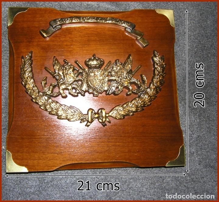 Military Antiques: 83/222..Metopa Zona Mar&iacute;tima de Cant&aacute;brico... de lat&oacute;n....Mide 21 X 20 cms...Pesa 0,900 kgs