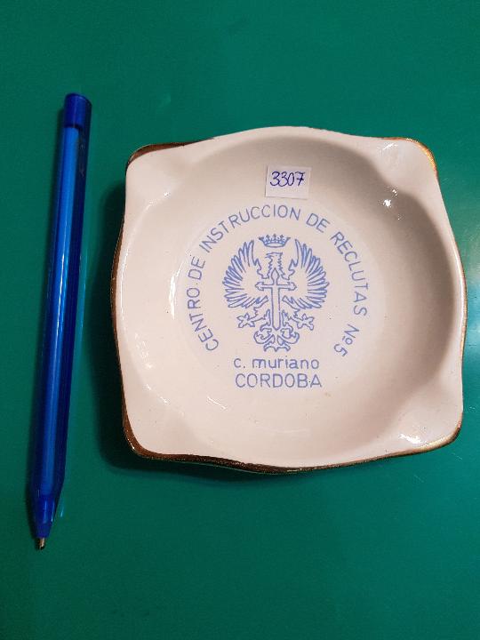 Military Antiques: CENICERO CENTRO DE INSTRUCCION  DE RECLUTAS  N&ordm;5. CERRO MURIANO- CORDOBA