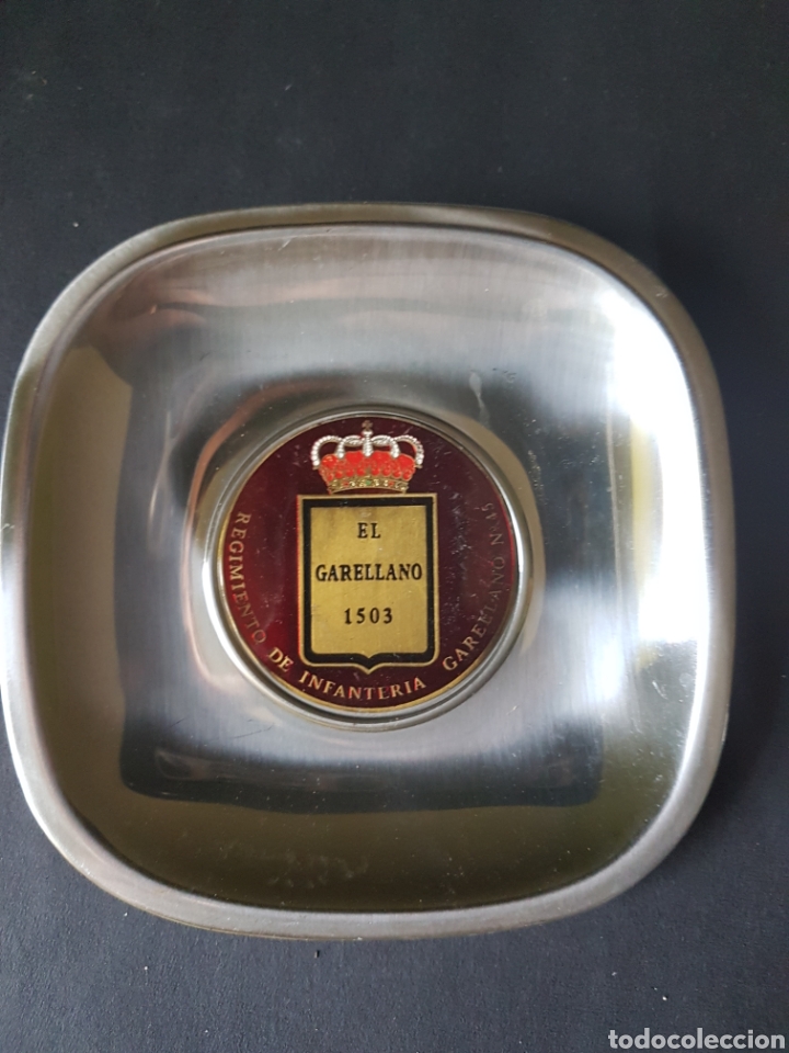 Militaria: Cenicero para colgar Regimiento infanteria garellano 1503 n 45