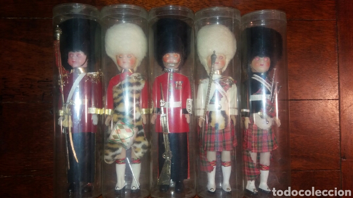 Militaria: Lote mu&ntilde;ecos militar uniforme celuloide ojos durmientes