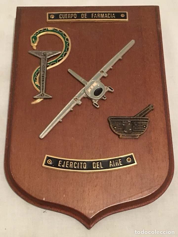 Military Antiques: METOPA MILITAR CUERPO DE FARMACIA DEL EJ&Eacute;RCITO DEL AIRE MN