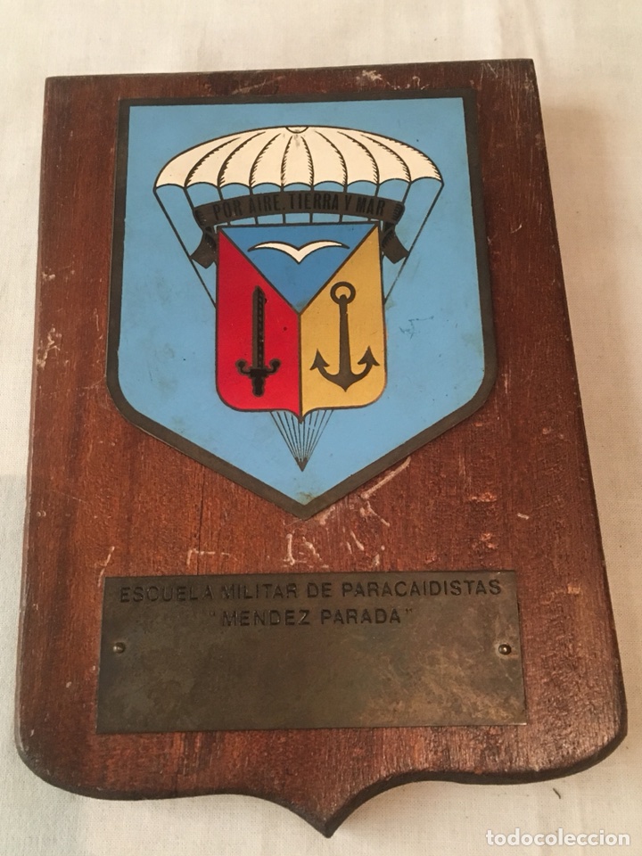 Military Antiques: METOPA MILITAR ESCUELA MILITAR PARACAIDISTA M&Eacute;NDEZ PARADA MN