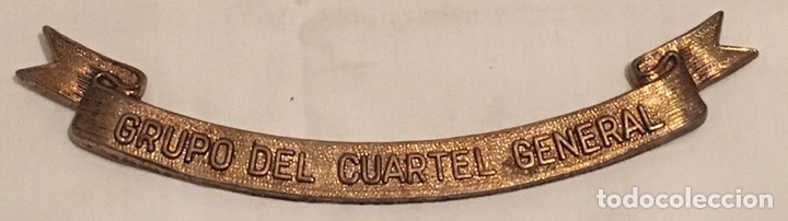 Military Antiques: CHAPA PARA METOPA MILITAR GRUPO CUARTEL GENERAL