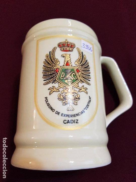 Military Antiques: JARRA POLIGONOS DE EXPERIENCIAS COSTILLA-CADIZ