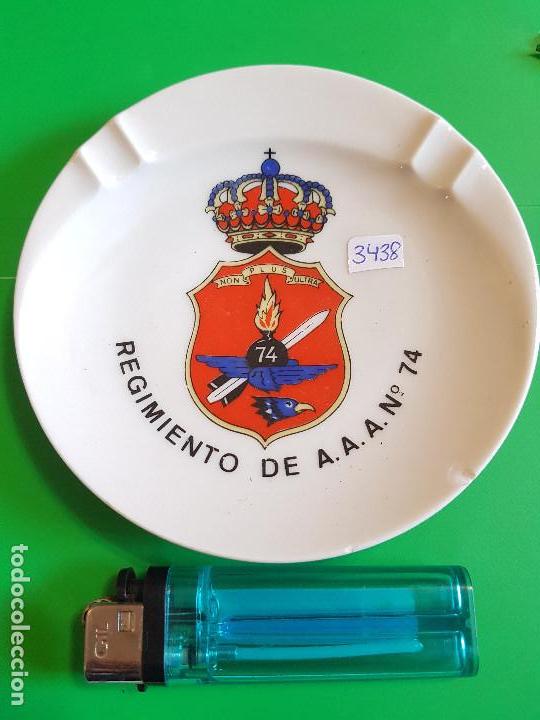 Military Antiques: CENICERO REGIMIENTO DE ARTILLERIA N&ordm; 74. JEREZ