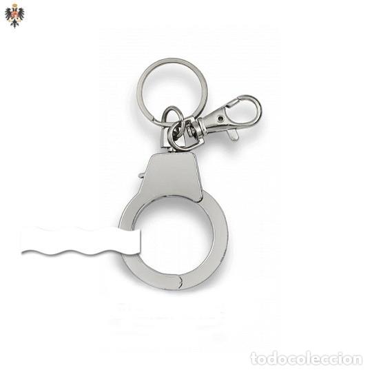 Militaria: LLAVERO ESPOSA GRILLETE NIQUELADO. 12 CMS
