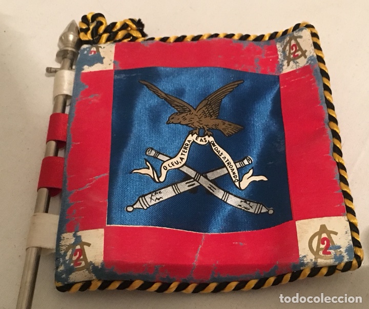 Military Antiques: BANDERIN DE SOBREMESA DEL EJERCITO PORTUGUES. FUERZA AEREA PORTUGAL
