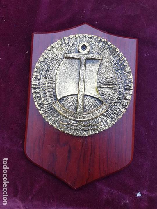 Military Antiques: BONITA Y ANTIGUA METOPA DE BRONCE DEL SAL&Oacute;N N&Aacute;UTICO INTERNACIONAL.
