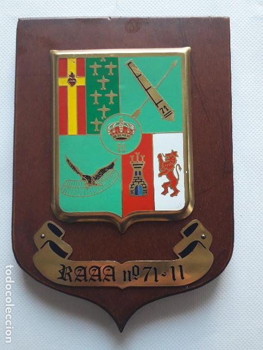 Military Antiques: Metopa militar. Regimiento de Artiller&iacute;a A. A. N&ordm; 71-II.