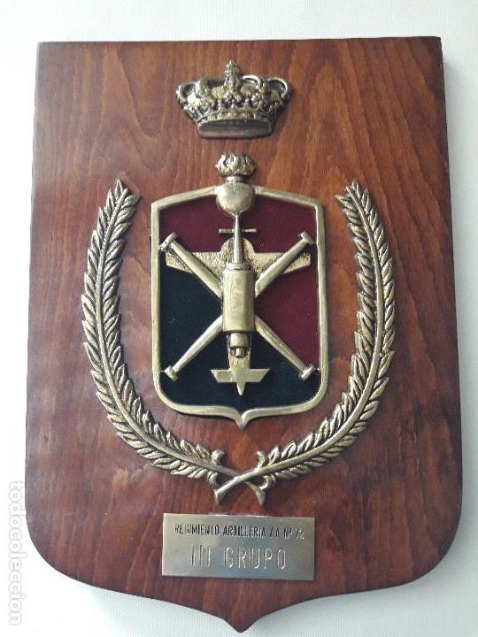 Military Antiques: Metopa militar. Regimiento de Artiller&iacute;a Antia&eacute;rea N&ordm;72 - Grupo III.