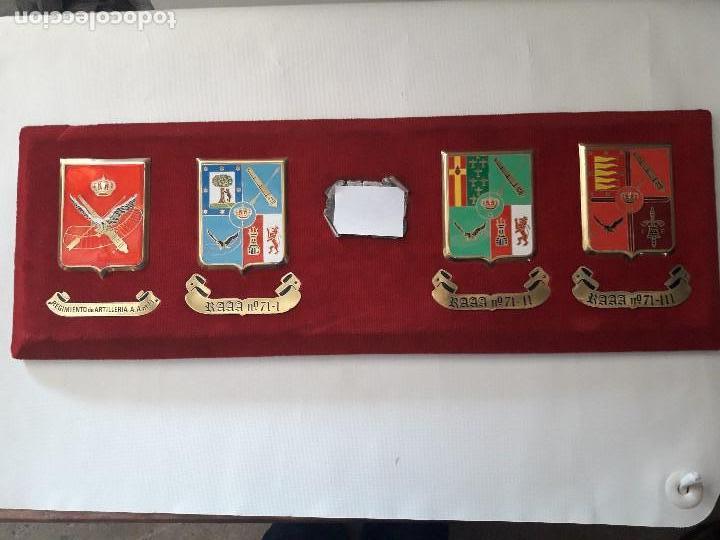 Military Antiques: Gran Metopa militar. Regimiento de Artiller&iacute;a A. A. N&ordm;71