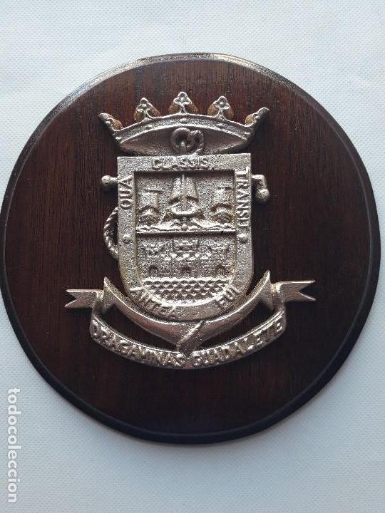 Military Antiques: Metopa naval del Dragaminas de la Armada Espa&ntilde;ola GUADALETE M-41.