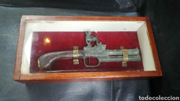Military Antiques: Antigua replica de pistola de pedernal