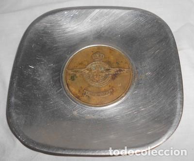 Military Antiques: CENICERO METALICO ARMA A&Eacute;REA DE LA ARMADA ESPA&Ntilde;OLA