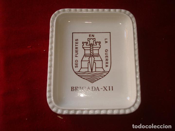 Military Antiques: BRIGADA XII BANDEJA DE LA CARTUJA 12 X 14 CM