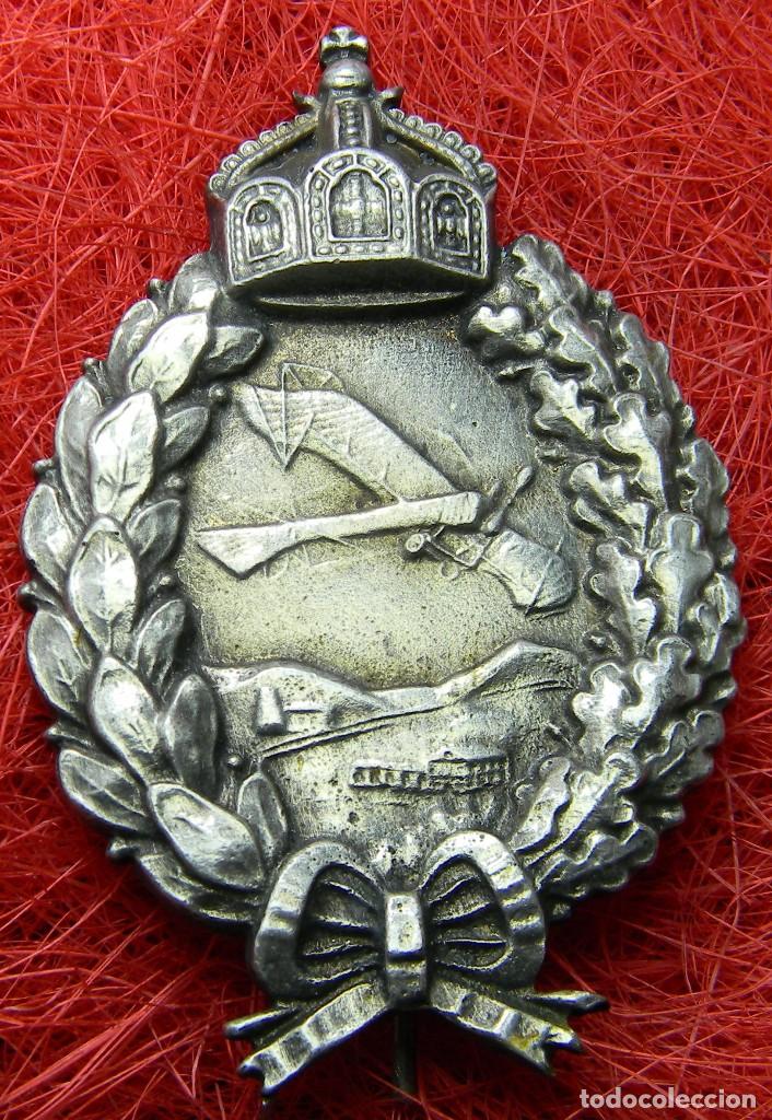 Military Antiques: 1 Guerra Mundial. Imperial German Pilot Badge. Medidas: 70 x 45 mm.