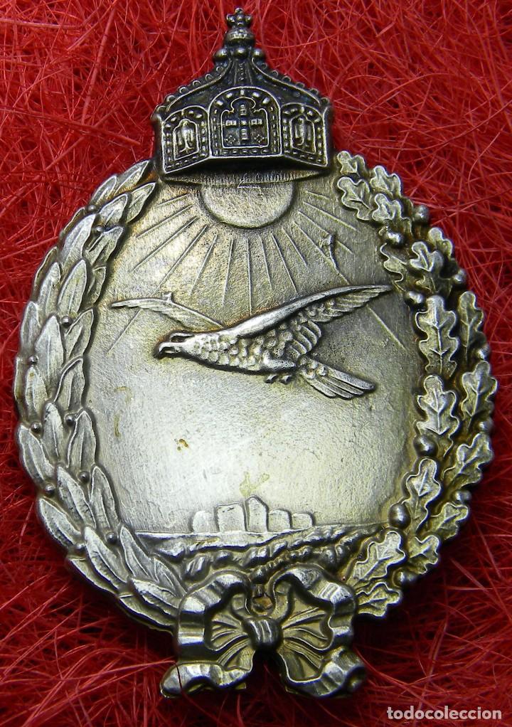 Military Antiques: 1 Guerra Mundial. Imperial German Naval Sea Service Pilot Badge. 72 x 46 mm.